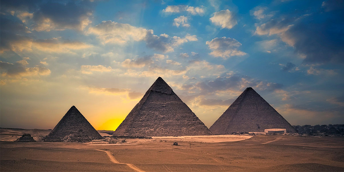 Egypt Pyramids Cover Background Twitrcovers