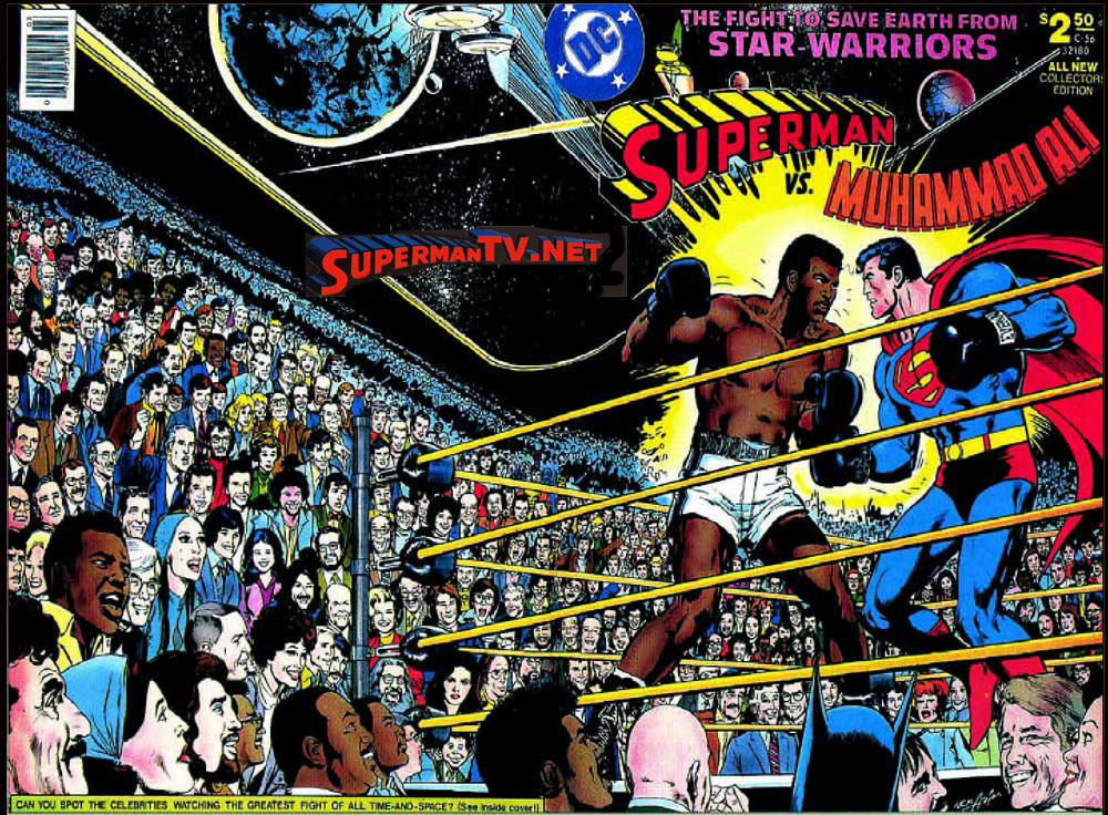 Superman Vs Muhammad Ali Ic Book Cover By Dc Ics