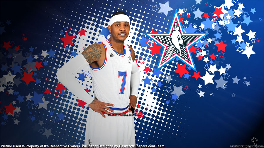 HD Widescreen Wallpaper Of Carmelo Anthony In Nba All