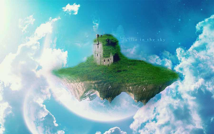 Castle in the Sky Wallpaper or Background by WDWParksGalStock on DeviantArt