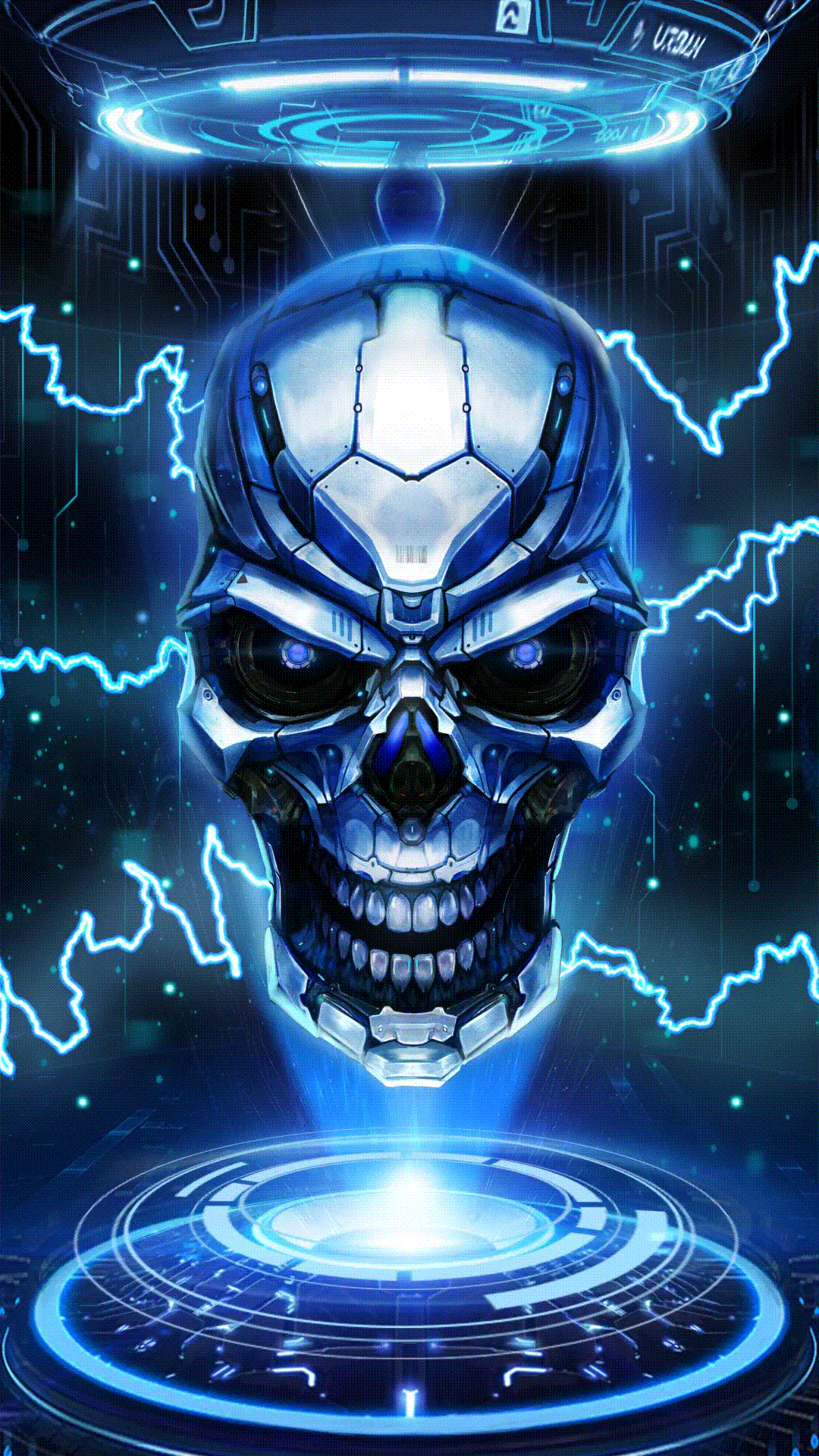 New Cool Skull Live Wallpaper Android From