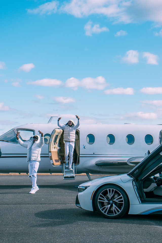 Music Videos On A Private Jet Photoshoot United States