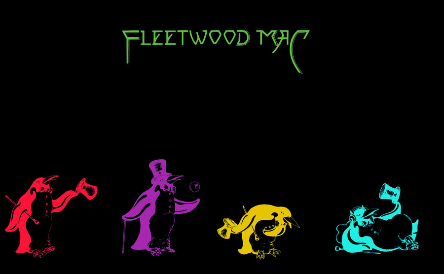 Fleetwood Mac Penguins By Cassetteman7
