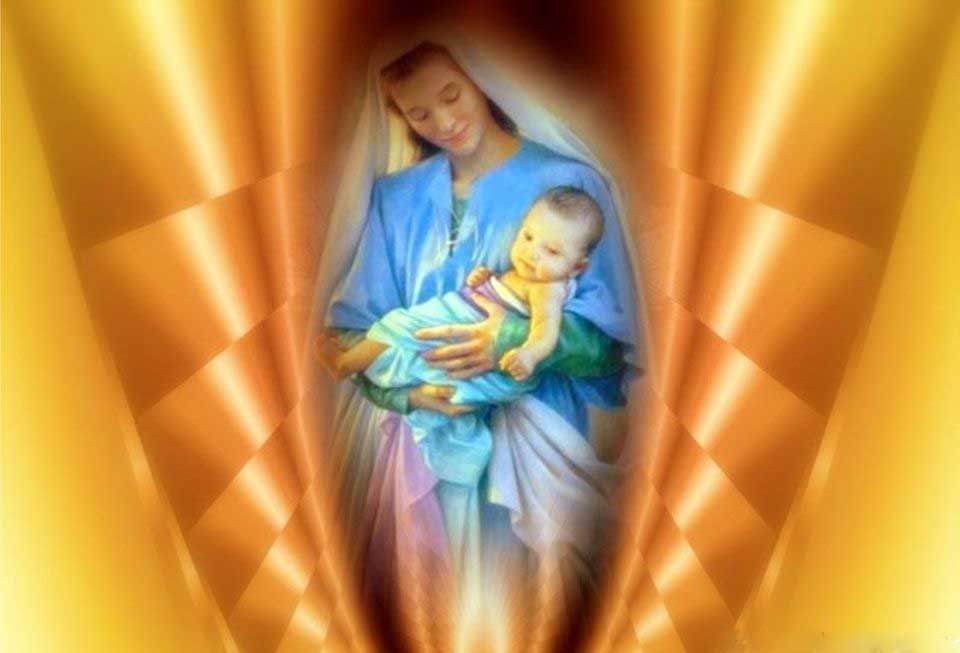 Mother Mary Desktop Wallpaper Christian