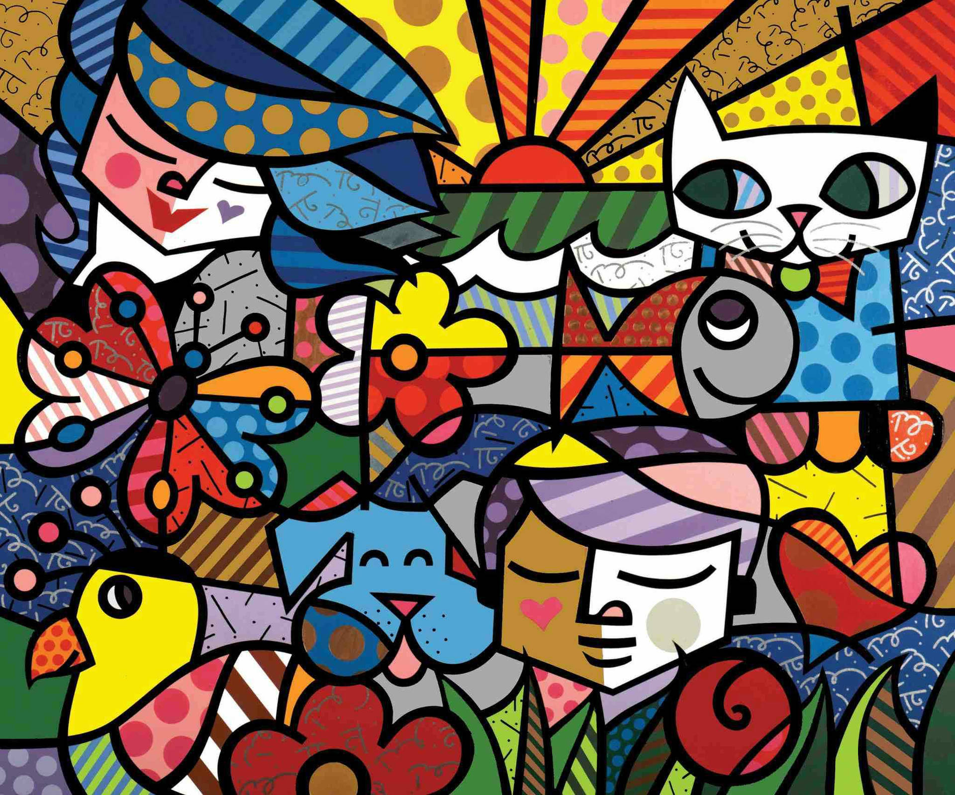 Contemporary Art Wallpaper