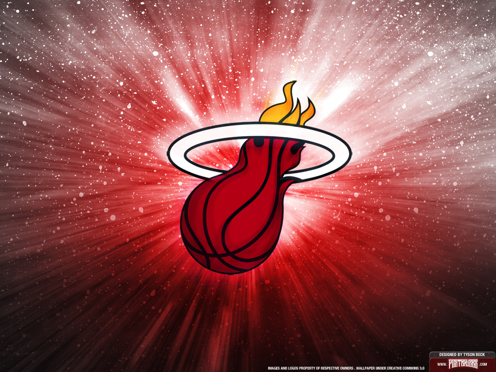  Miami Heat is with a team logo wallpaper on your computer and phone