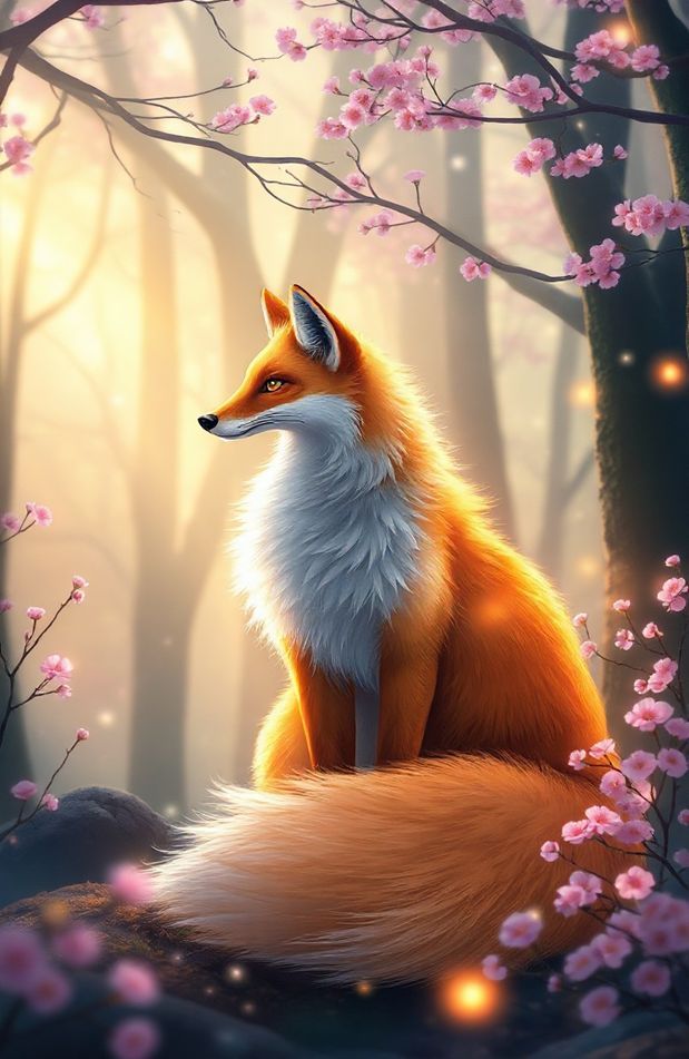 Nine Tailed Fox Wallpaper