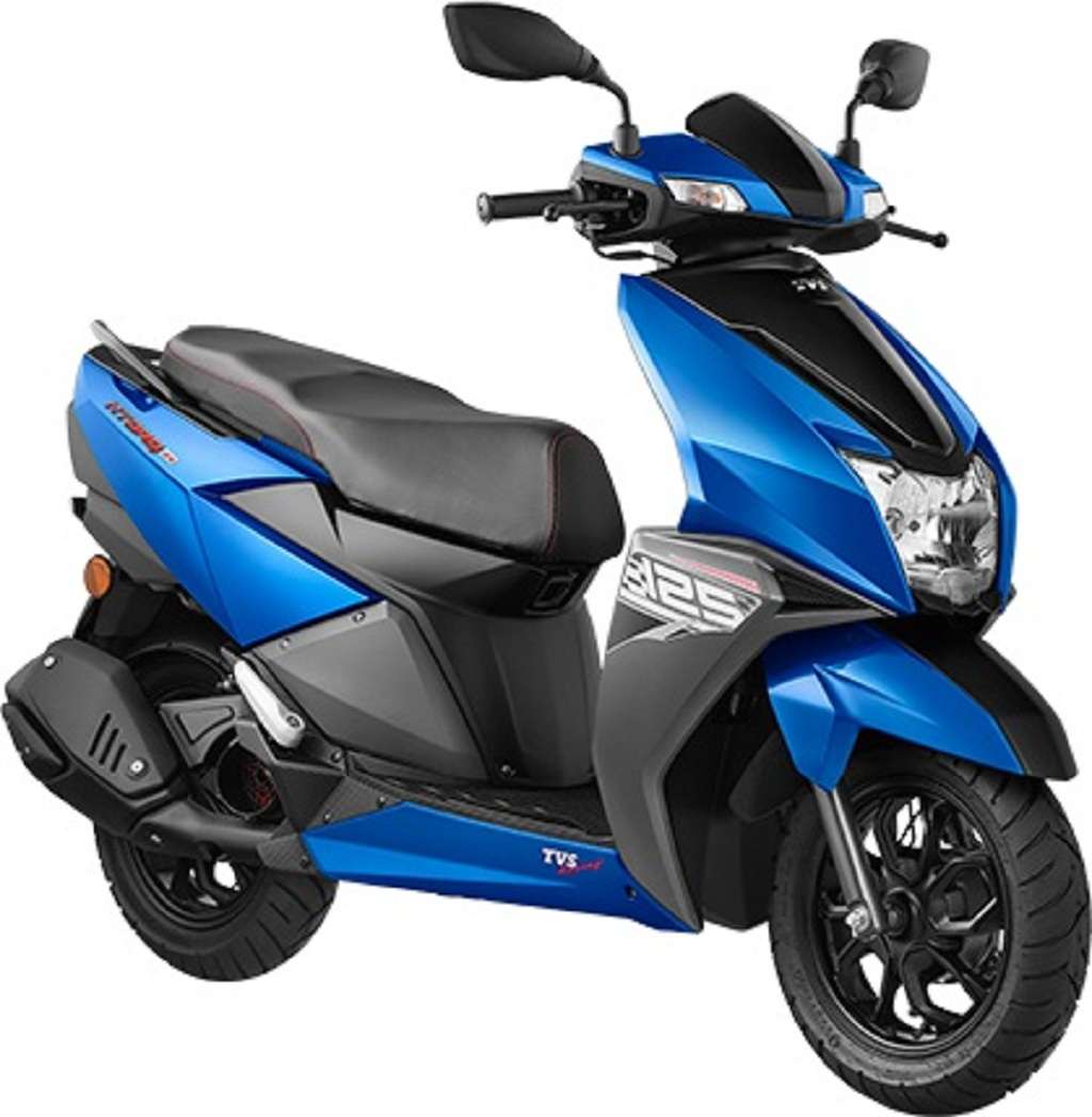 Tvs Ntorq Gets New Metallic Blue And Grey Colours In India