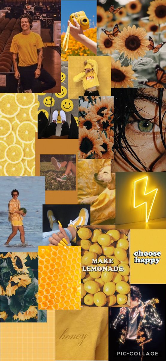 Yellow Harry Styles Wallpaper iPhone