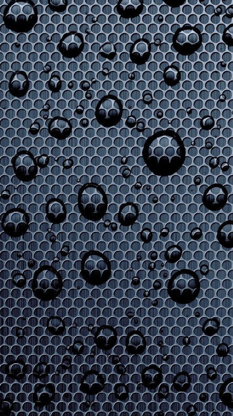 Droplets Grid iPhone Wallpaper