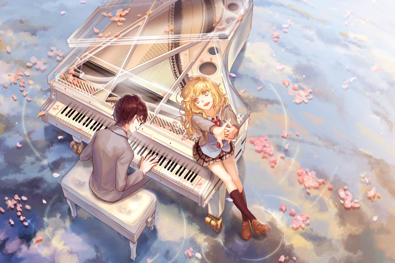 Your Lie In April HD Wallpaper Background Image