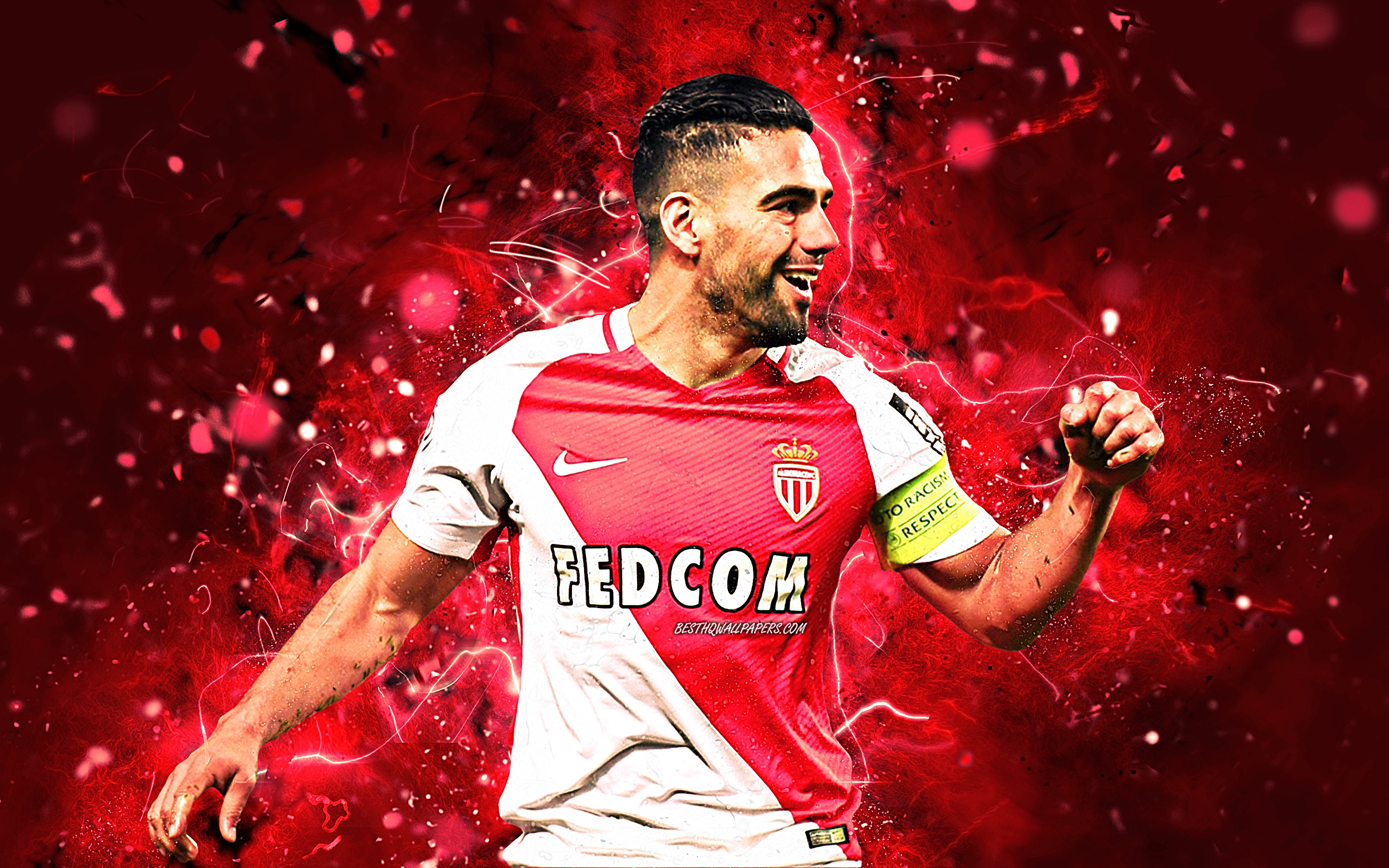 Wallpaper Radamel Falcao Joy Striker As Monaco