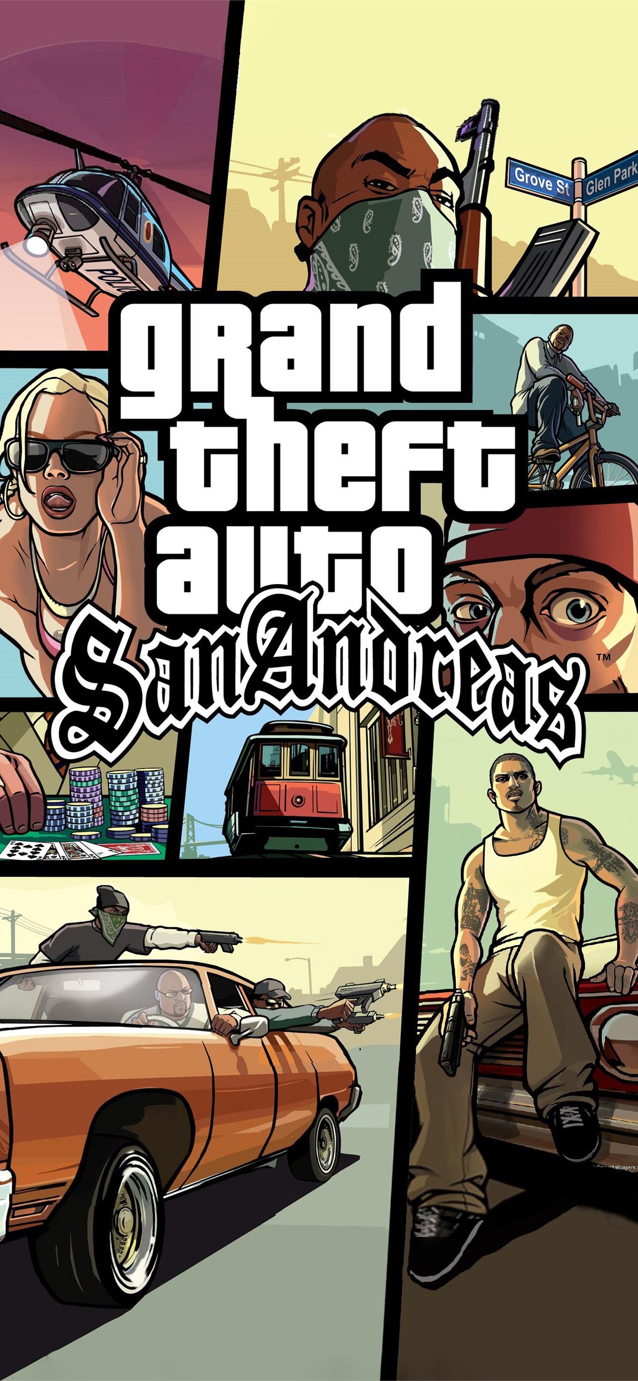 Grand Theft Auto V iPhone Wallpaper
