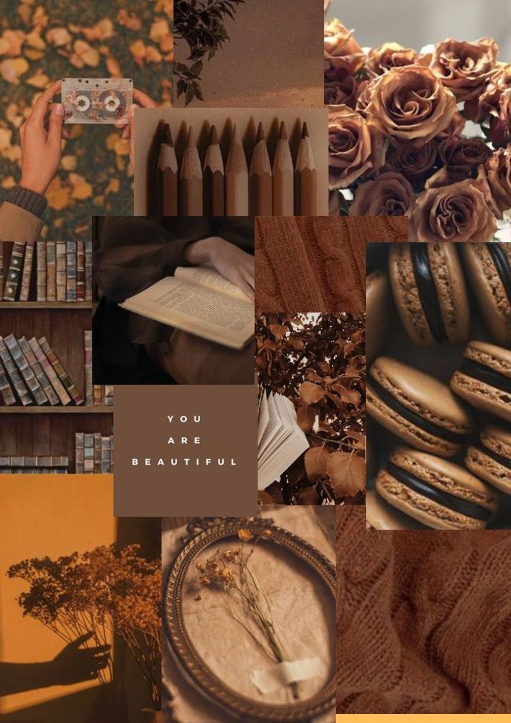 Brown aesthetic collage in 2021 Brown aesthetic Cute black