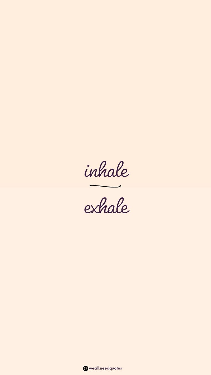 Inhale Exhale Quotes Tattoo