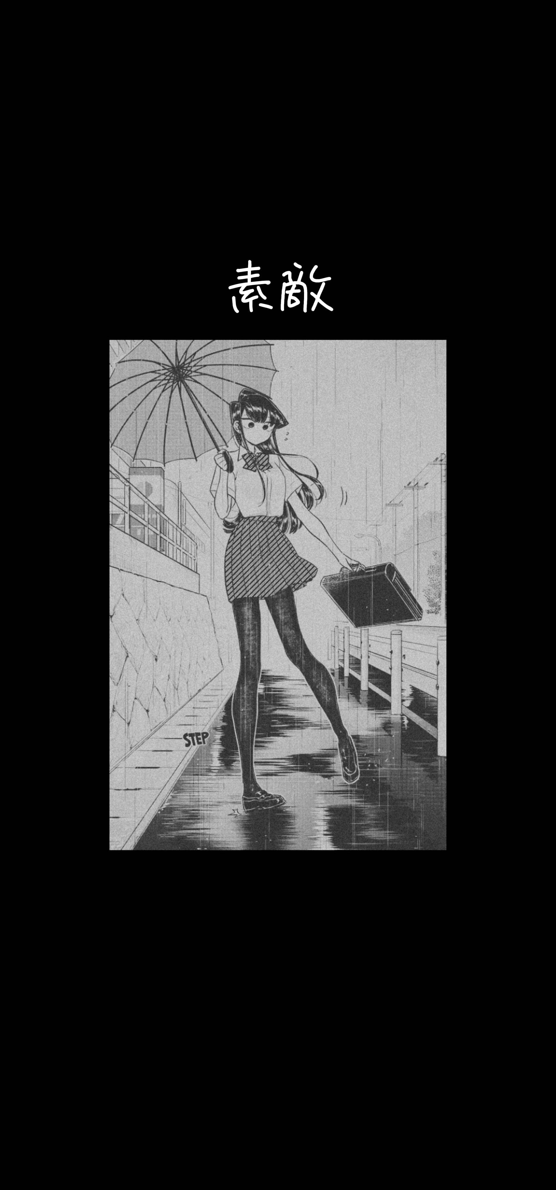 Charming Aesthetic Anime Girl For iPhone Wallpaper
