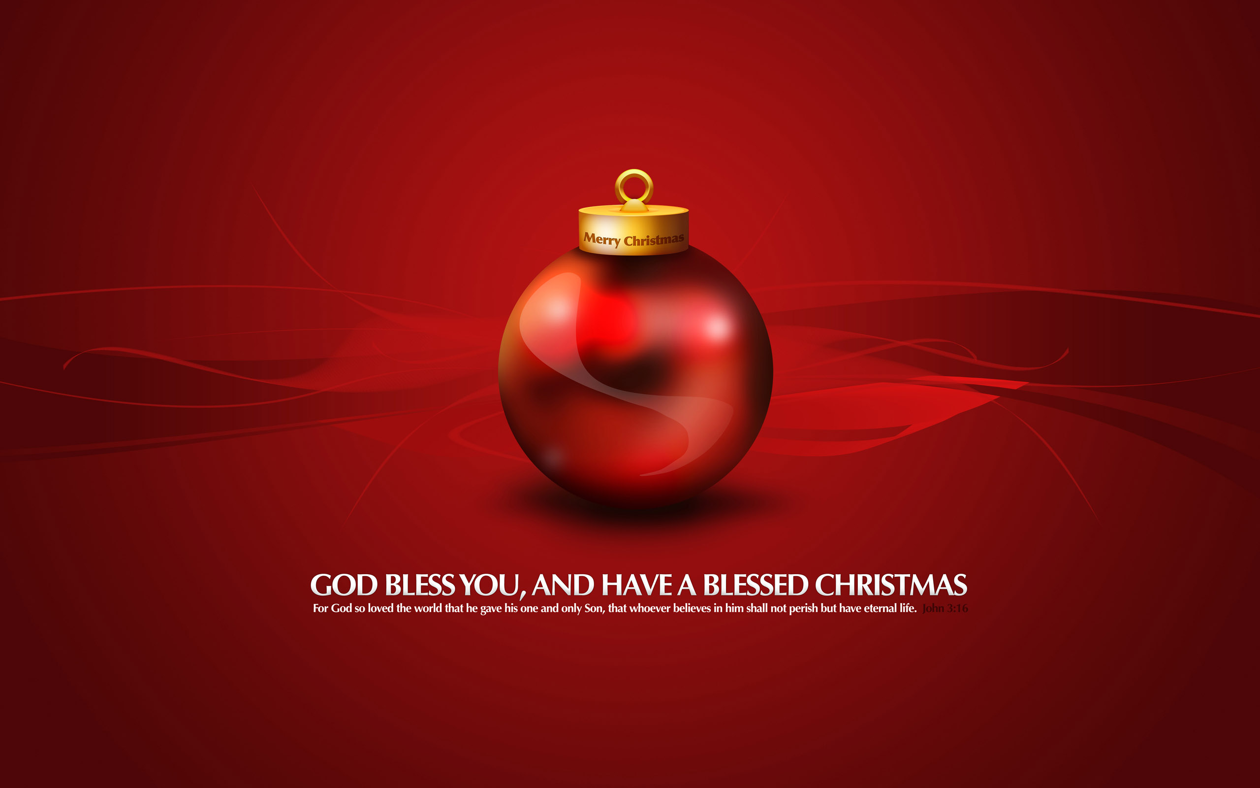 Merry Christmas Christian Wallpaper HD 2560x1600