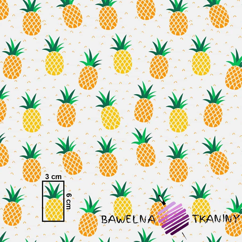 Cute Pineapple Wallpaper