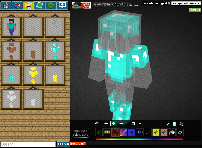 Nova Skin - Minecraft Wallpaper Generator with by FrostCat21 on