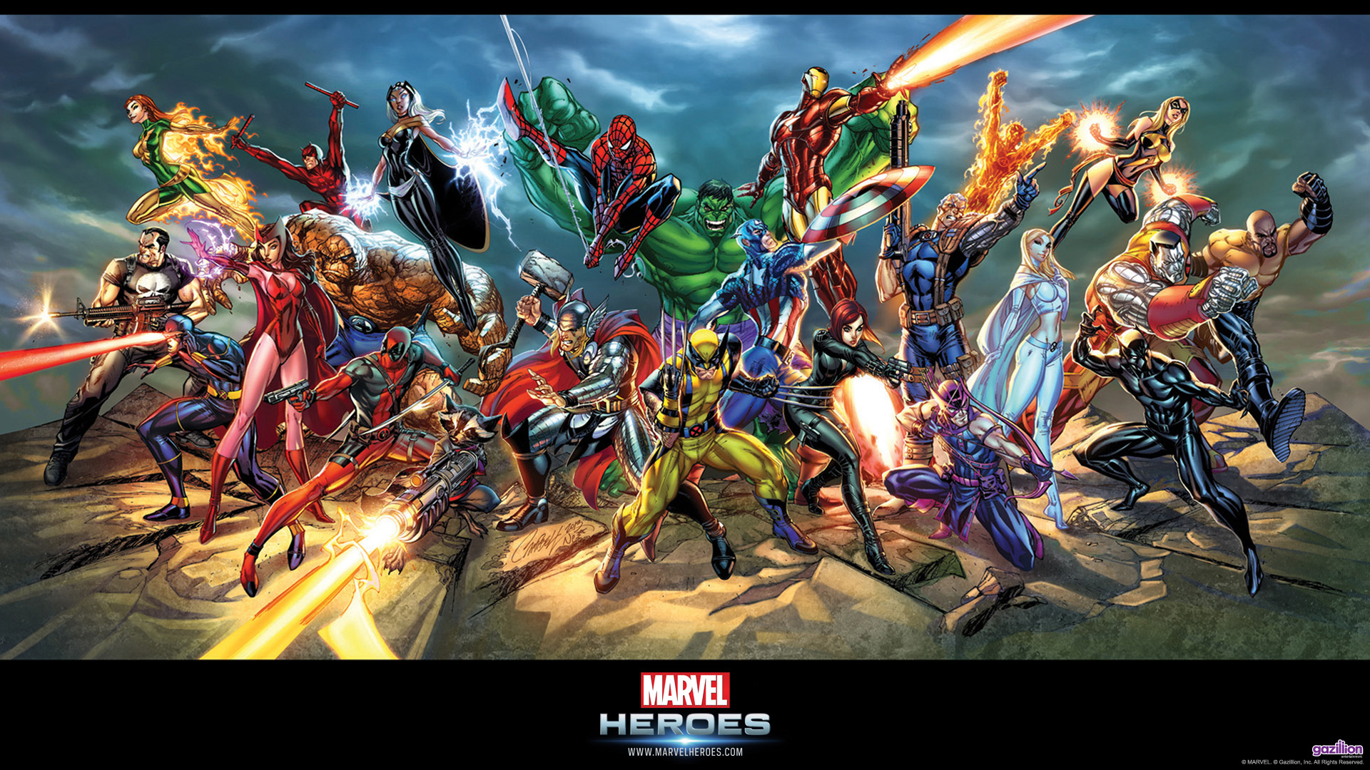 Marvel Heroes Hd Wallpaper Wallpapersafari