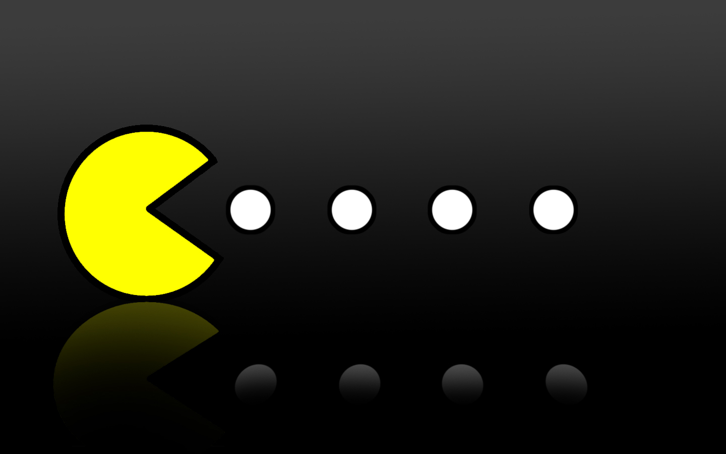 pacman reflection wallpaper background classic game arcade img image