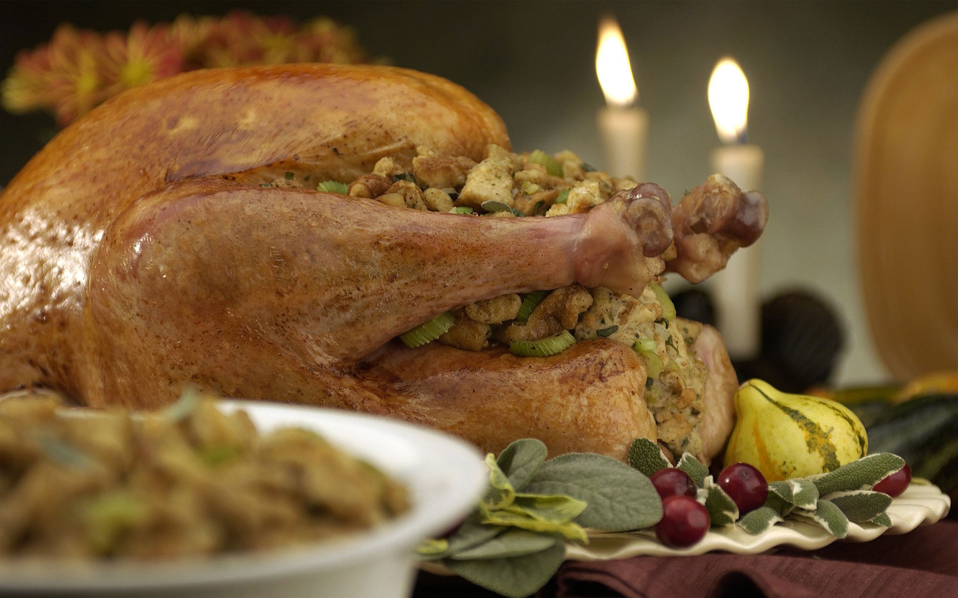 Desktop Background Foods Thanksgiving Turkey