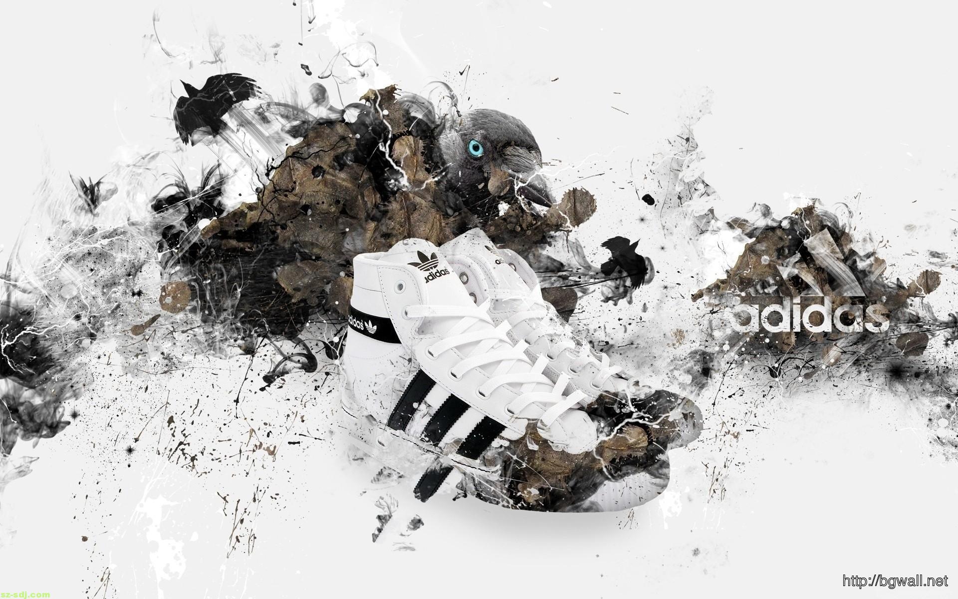 Adidas Logo Shoes Sports Wallpaper Background HD