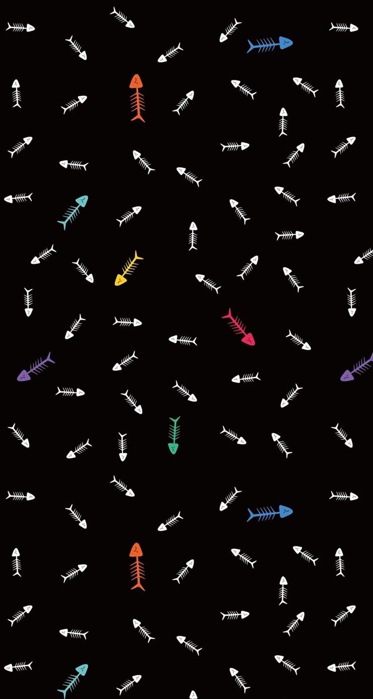 Fishbone Wallpaper QHD Graffiti