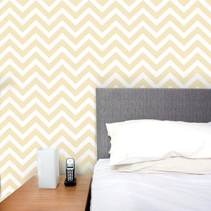 Chevron Stripes Removable Wallpaper Living Bedroom