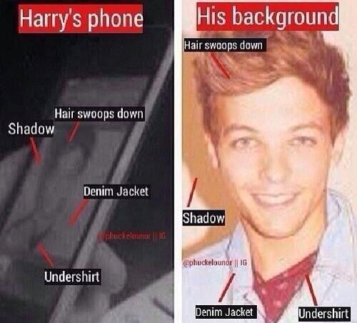 Louis Is Definitely Harry S Phone Background