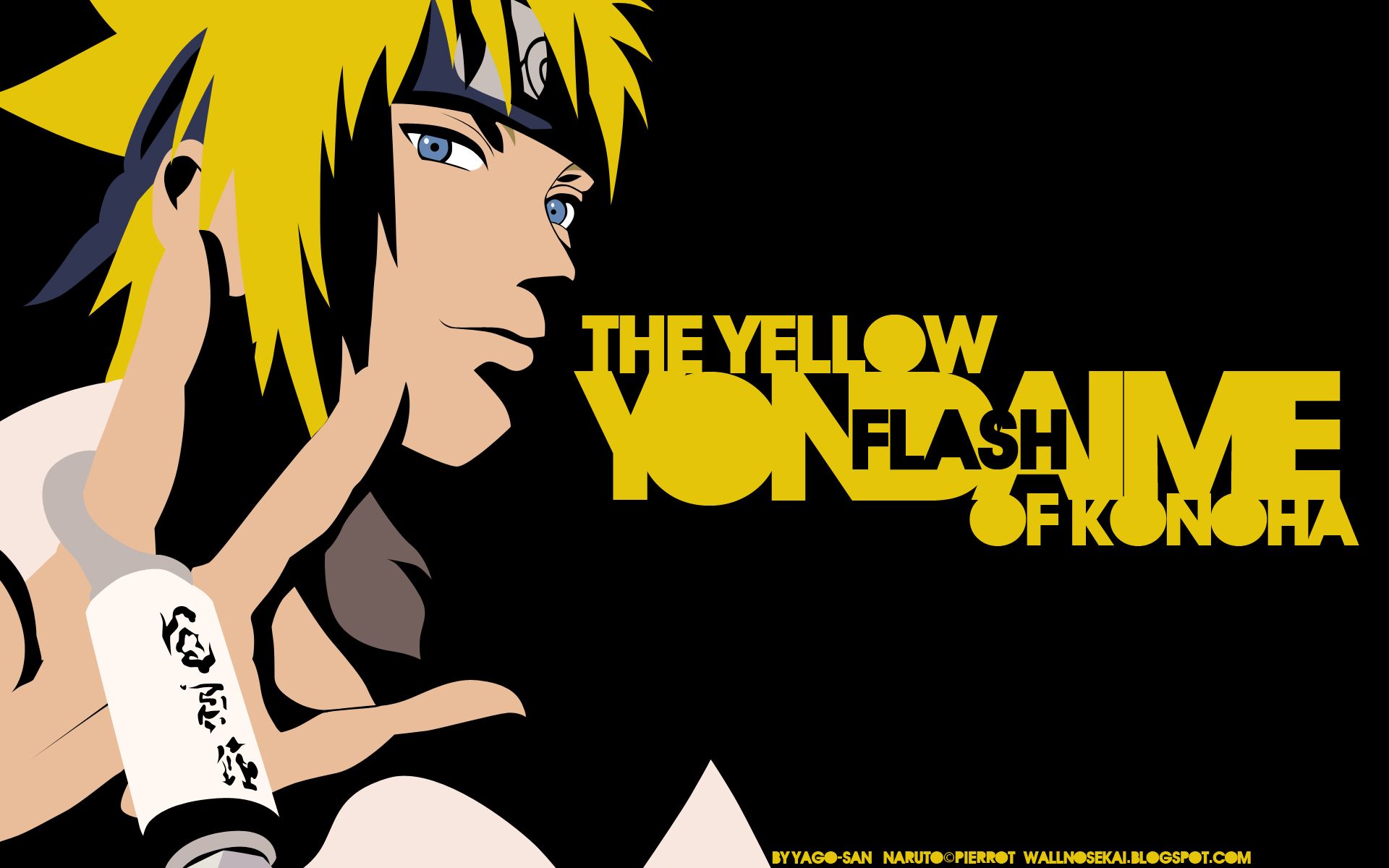 Minato Namikaze hokage 4th fourth YellowFlash naruto Anime