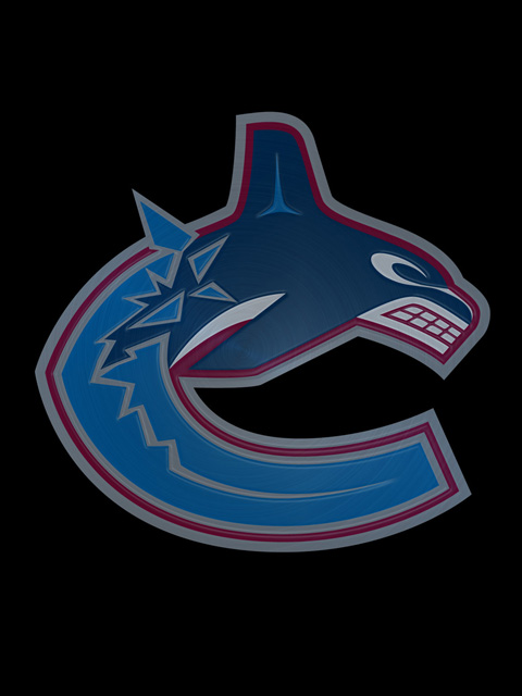 Vancouver Canucks Team Logo Background For iPhone Blackberry Palm