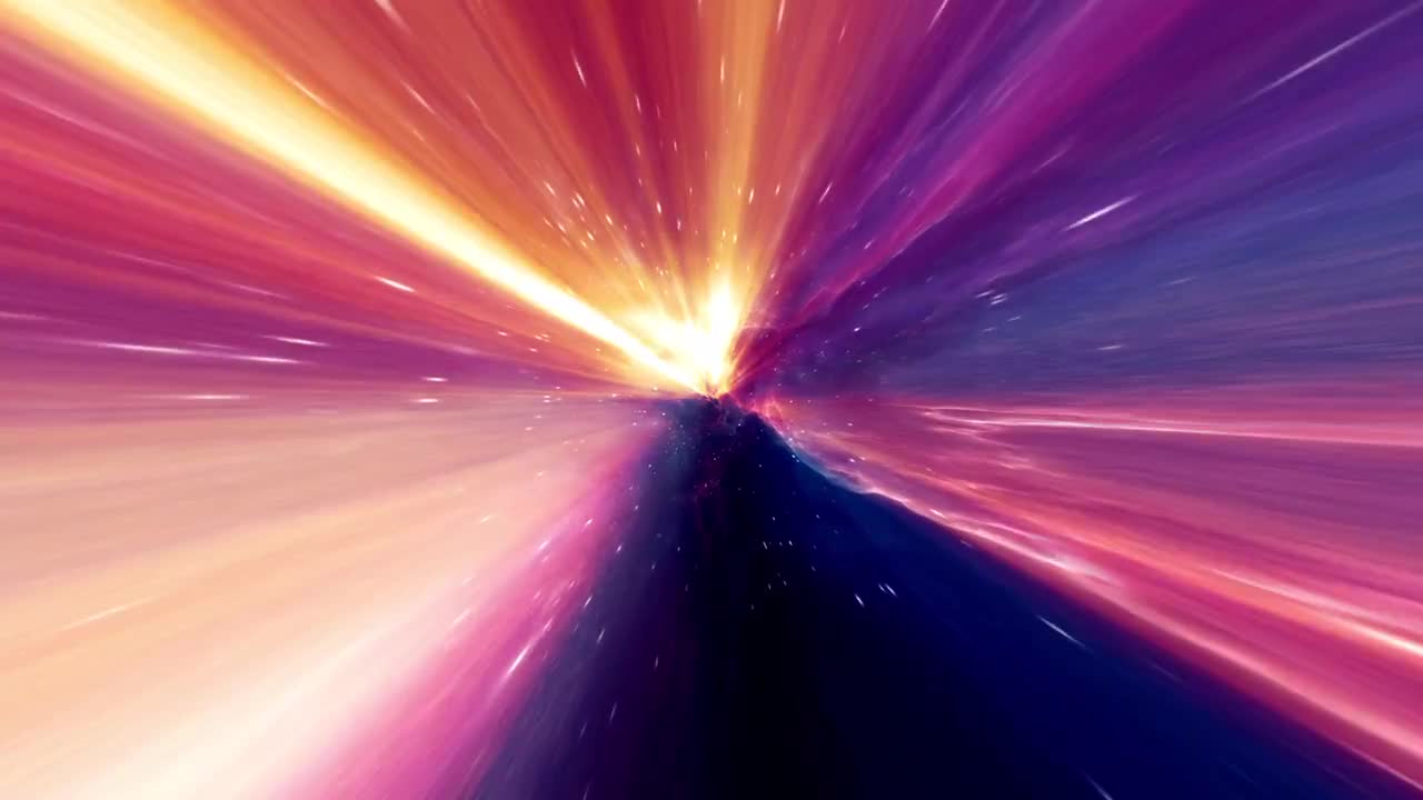 Hyperspace Travel Background 4k Loop Stock Motion Graphics
