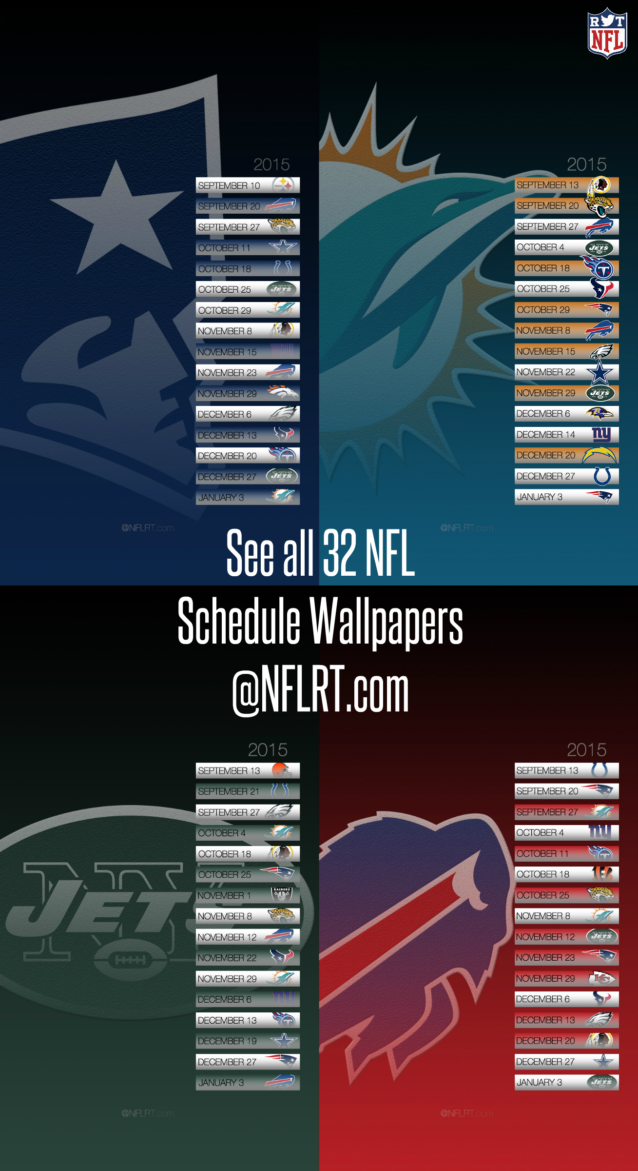  NFL Schedule Wallpapers NFLRT