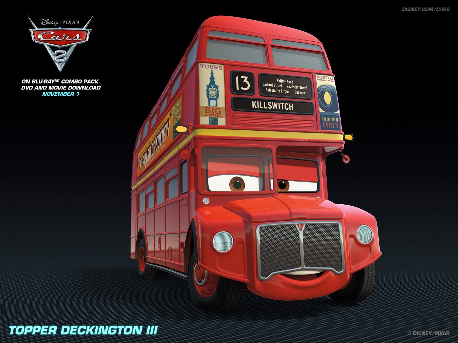 fanpopcomTopper Deckington   Disney Pixar Cars 2 Wallpaper 28400548 1600x1200