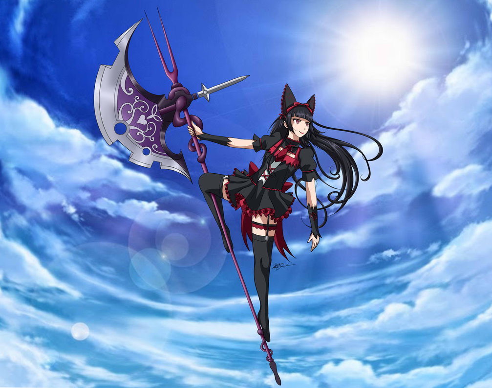 HD wallpaper Anime GATE Rory Mercury one person costume front view   Wallpaper Flare