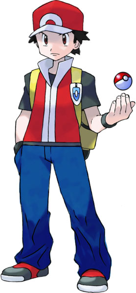 Pokemon Trainer Red In Color By Redgaijin1991