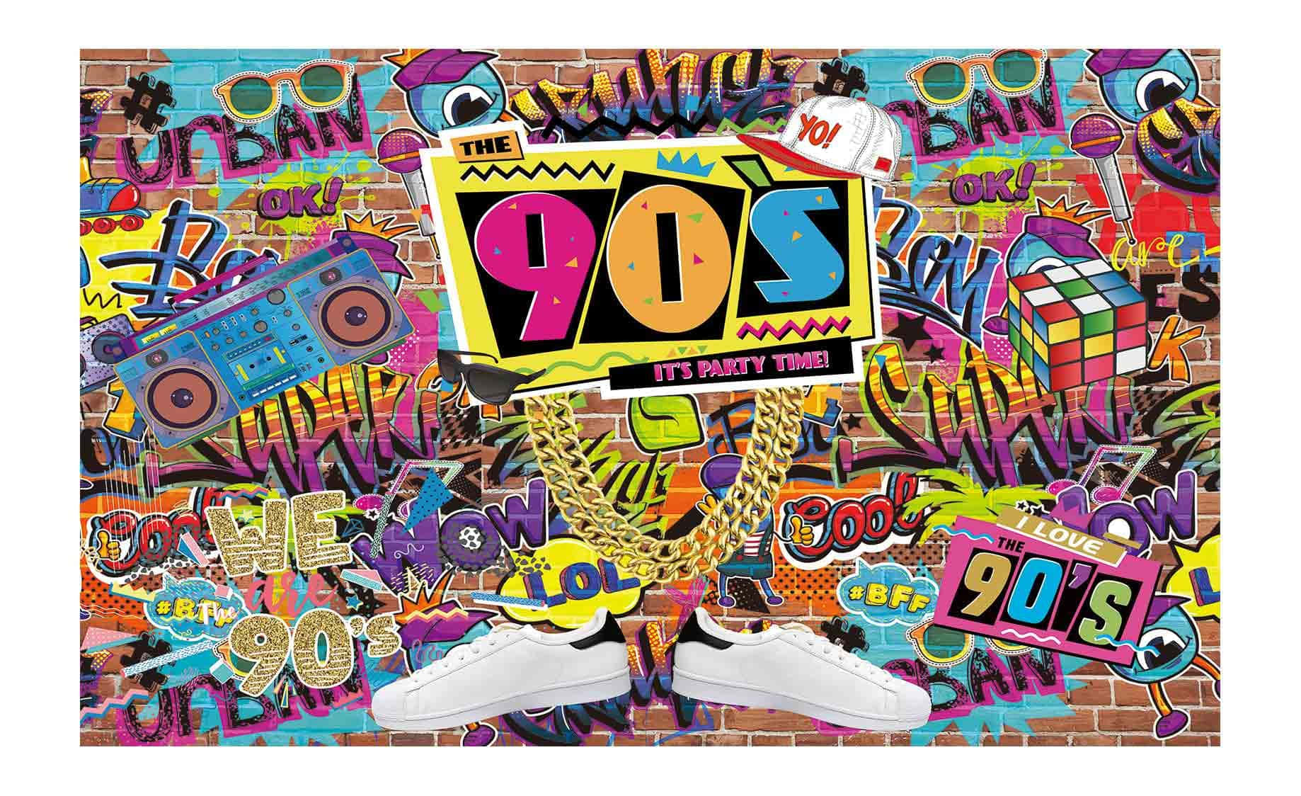 Retro 90s Background Wallpaper