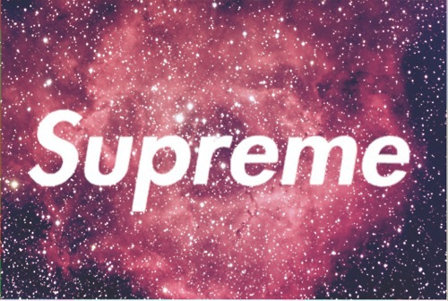 supreme galaxy wallpaper