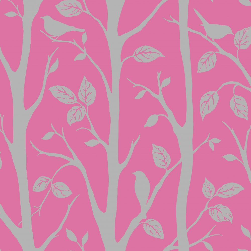 Love Wallpaper Shimmer Harmony Pink Silver Ilw980015