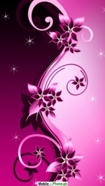 Pink Flower Background Wallpaper Mobile Pics