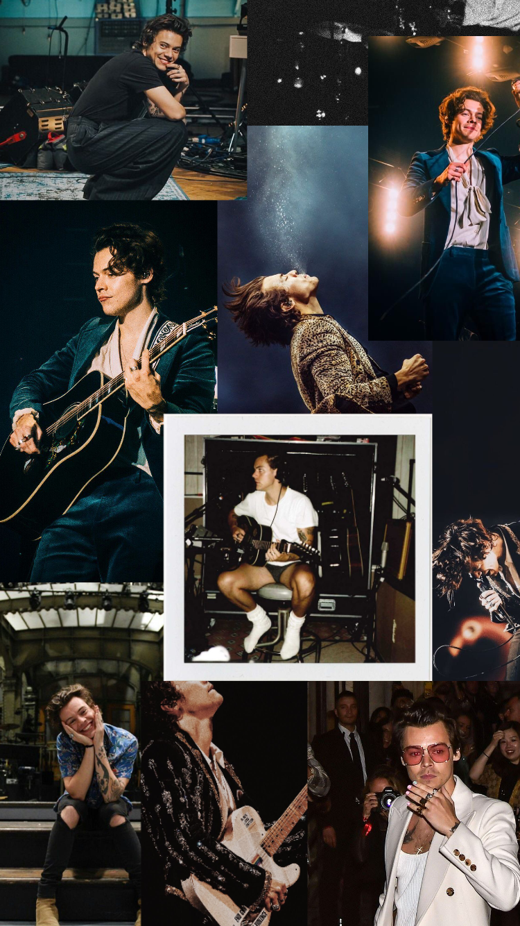 Harry Styles Collage Wallpaper