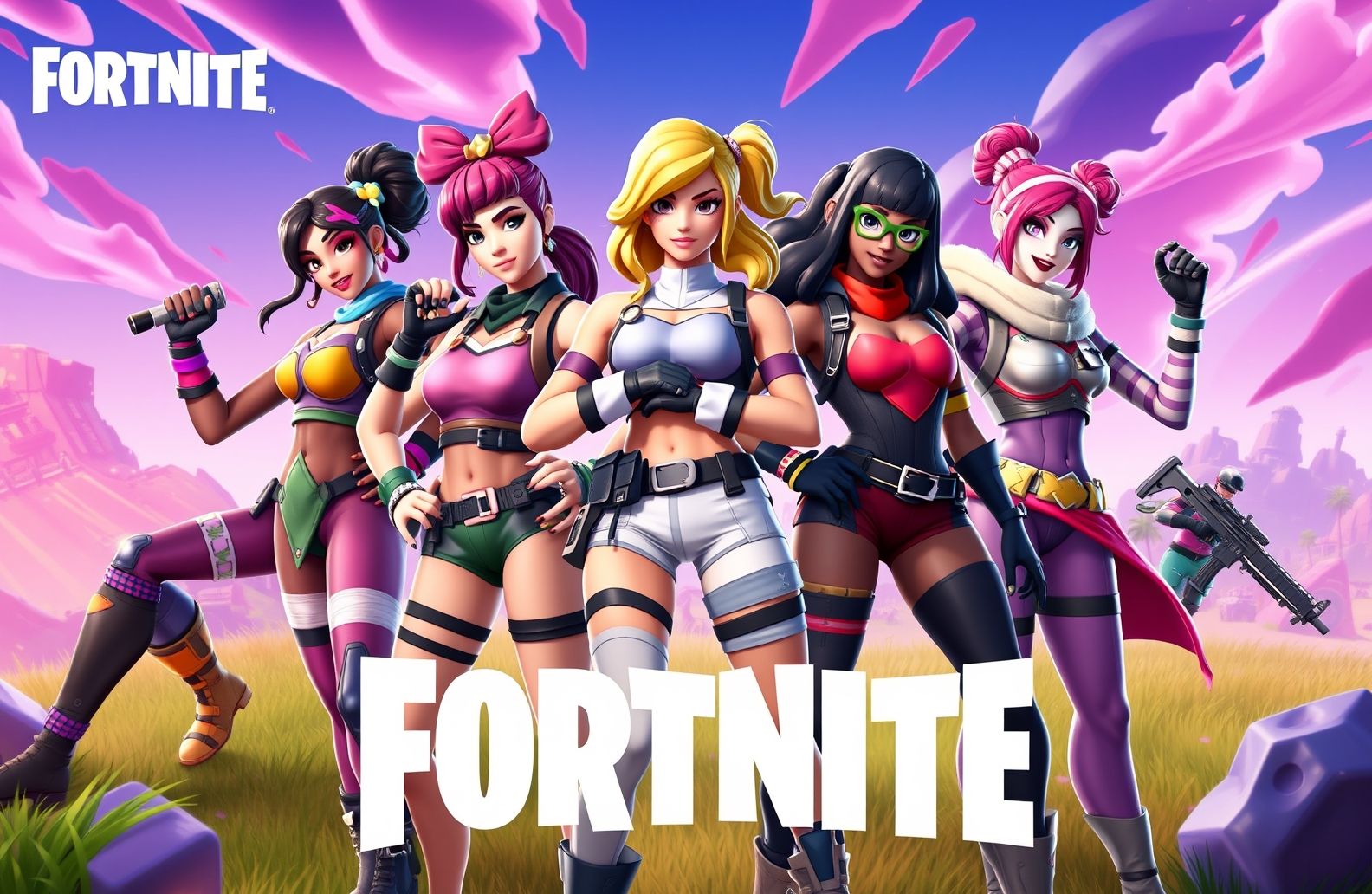 Fortnite Girls Wallpaper