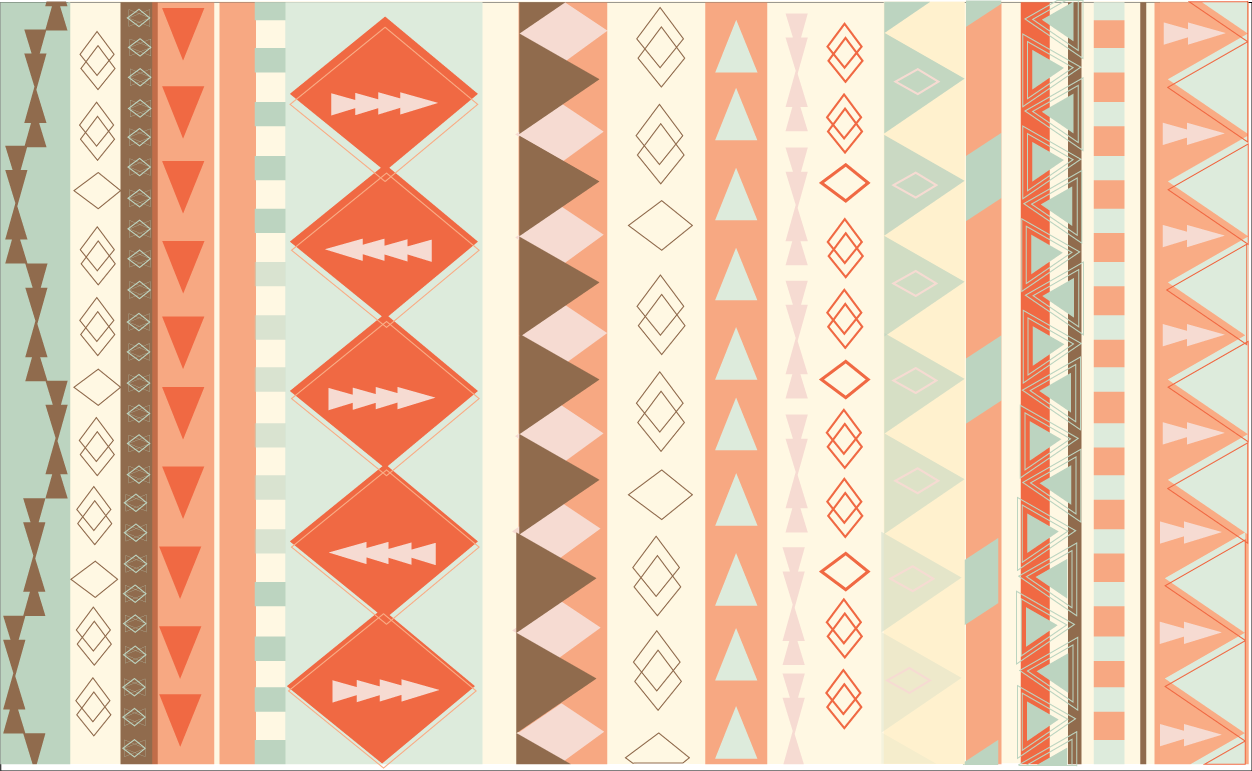 Tribal Print Desktop Wallpaper Handmade In The