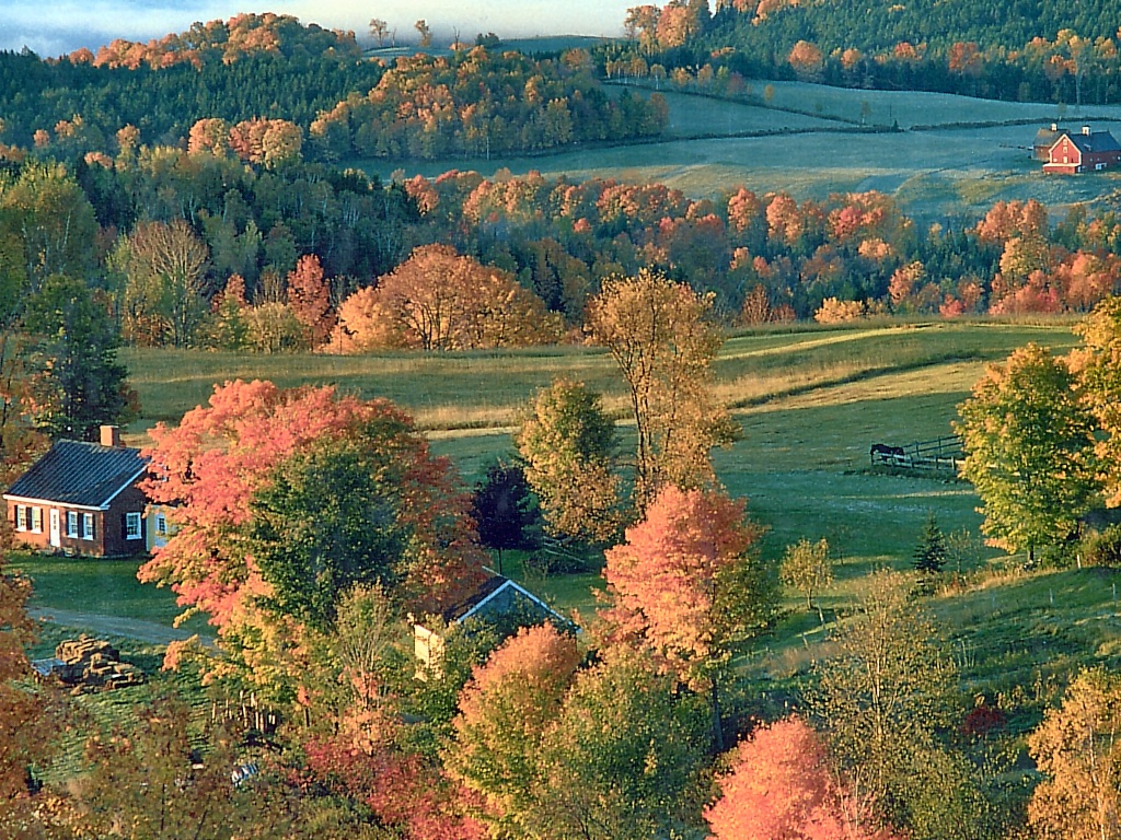 New England Hills Of Home Northeast Kingdom Vermont Nature Wallpaper