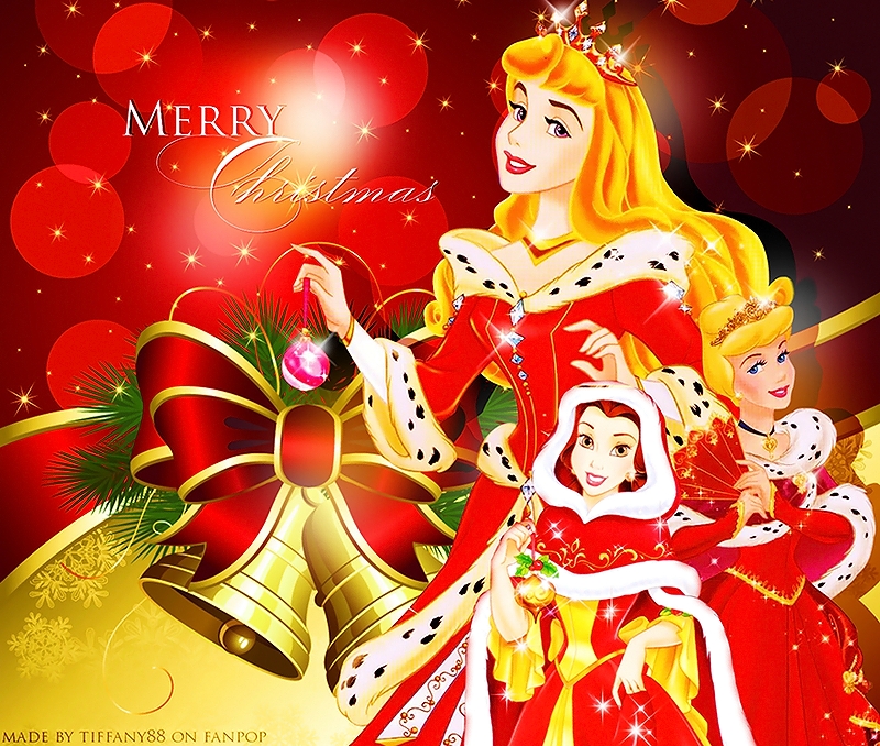 [78+] Disney Princess Christmas Wallpaper on WallpaperSafari