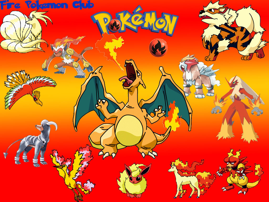 Fire Type Pokemon Image Wallpaper HD And