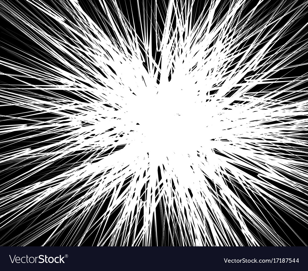 Background Radial Lines For Manga And Ic Books Vector Image
