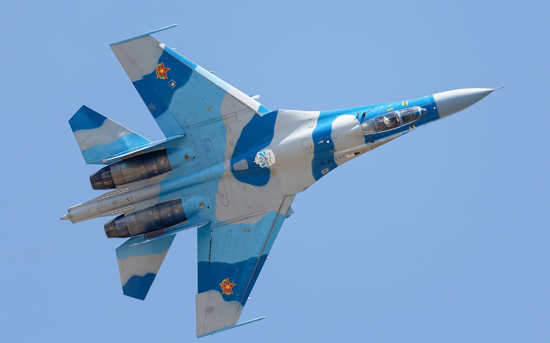 Wallpaper Id Aircraft Jet Fighter Sukhoi Su