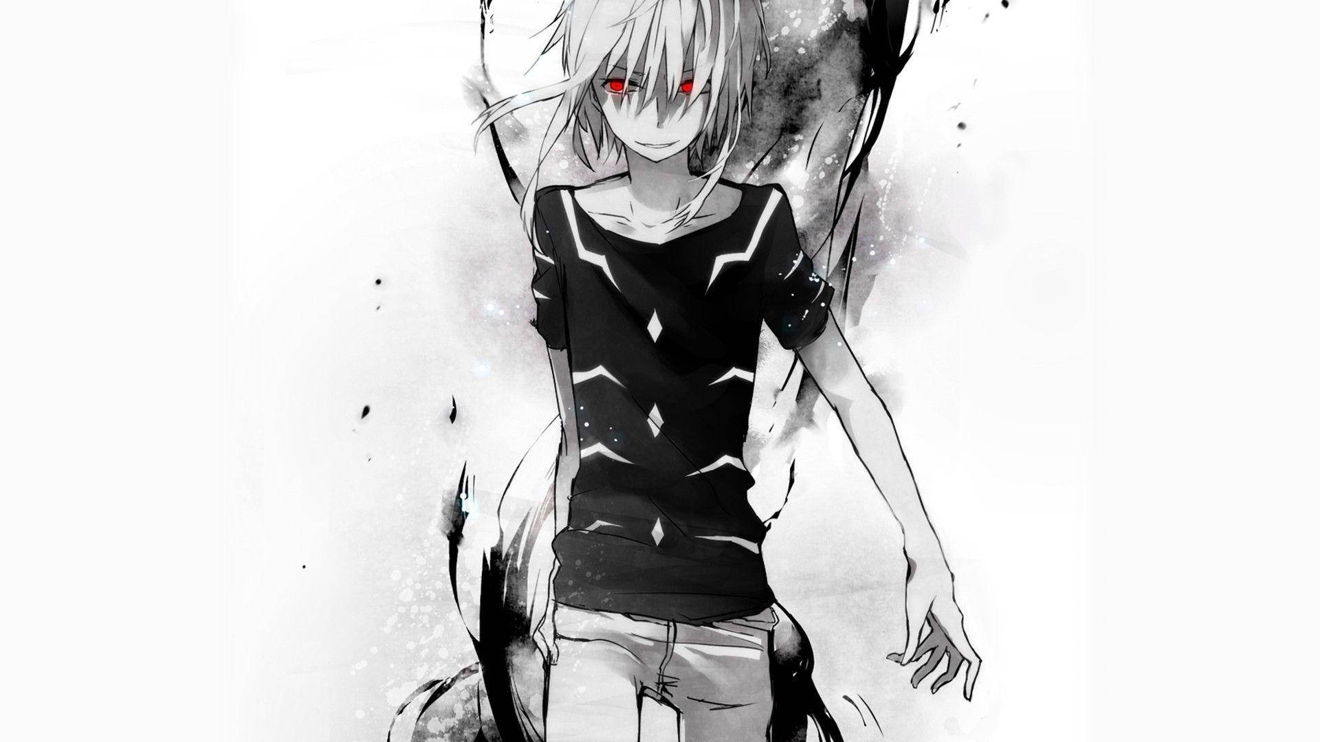 Black And White Anime Wallpaper